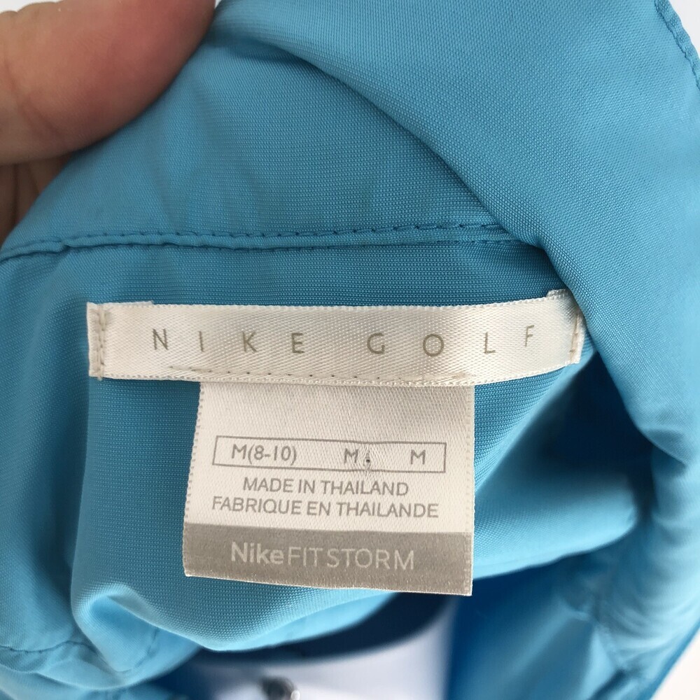 Nike Golf Teal Convertible Sleeve 1/4 Zip Light Jacket Women's Medium (8-10) - Picture 9 of 9